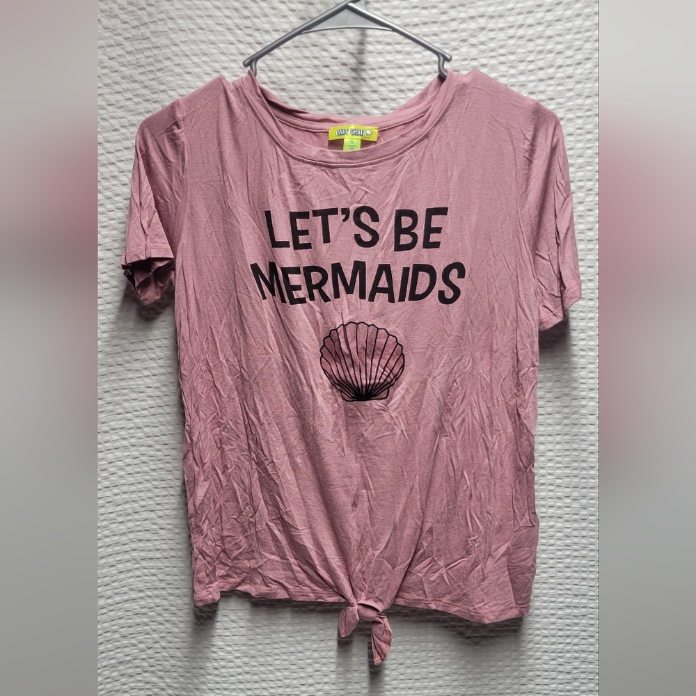 Pink 'Let's Be Mermaids' T-Shirt
